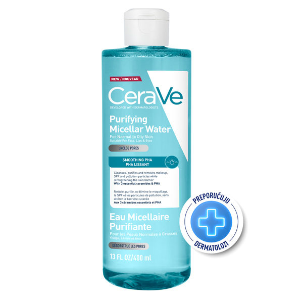 CeraVe Purifying Micellar Water Pročišćavajuća micelarna voda 400 ml
